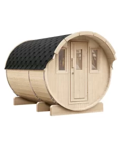 Wolff Finnhaus Saunafass Basic 330 Bausatz, Ca. B205/H210/T330 Cm