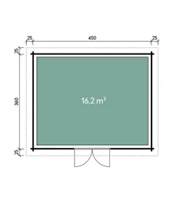 Wolff Finnhaus Gartenhaus Malmö 70-D 5 Wolff Finnhaus Gartenhaus Malmö 70-D -Gartenbedarf Geschäft 6931414 WE DE 001 FinnhausBBHMalmoe70D