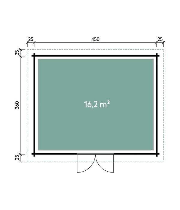 Wolff Finnhaus Gartenhaus Malmö 70-D 3 Wolff Finnhaus Gartenhaus Malmö 70-D – Bild 3
