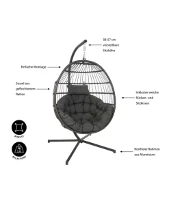 Sungörl Hängesessel Folt Meran -Gartenbedarf Geschäft 6935118 WE IG 001 HaengesesselFoltMeran