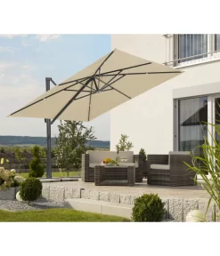 Schneider Ampelschirm Rhodos Smart, Quadratisch, Ca. B300/T300 Cm -Gartenbedarf Geschäft 6953384 WE MO 001 SchneiderAmpelschirmRhodosSmartnatur