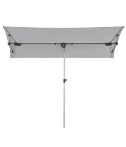 Schneider Sonnenschirm Novara, Rechteckig, Ca. B190/T140 Cm -Gartenbedarf Geschäft 6953541 WE FS 003 SchneiderSonnenschirmNovarasilbergrau
