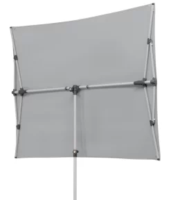 Schneider Sonnenschirm Novara, Rechteckig, Ca. B190/T140 Cm -Gartenbedarf Geschäft 6953541 WE FS 004 SchneiderSonnenschirmNovarasilbergrau