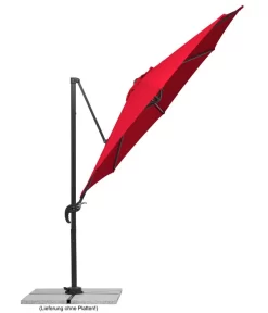 Schneider Ampelschirm Rhodos Junior, Rund, Ca. Ø300 Cm -Gartenbedarf Geschäft 6953574 WE FS 003 SchneiderAmpelschirmRhodosJunior300cmrot