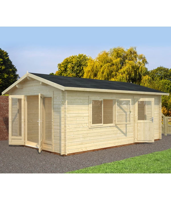 Palmako Gartenhaus Irene, Ca. B426/H276/T598 Cm 2 Palmako Gartenhaus Irene, Ca. B426/H276/T598 Cm – Bild 2