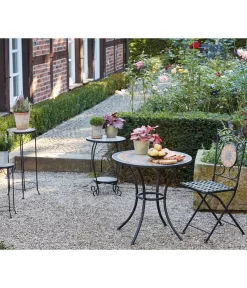 Siena Garden Blumenständer Prato, Ca. Ø40/H60,5 Cm -Gartenbedarf Geschäft 6986608 WE MO 001 AlcoBlumenstaenderPrato