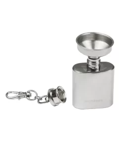 Munkees® Schlüsselanhänger Flachmann-Set Kippis, Ca. B4,5/H8/T2,2 Cm