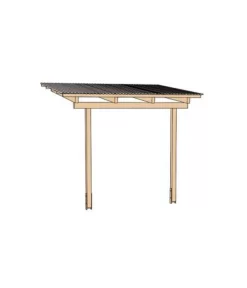 Weka Terrassenüberdachung 671 -Gartenbedarf Geschäft X005340542 BildD 001 TerrassenueberdachungSalsaZeichnung
